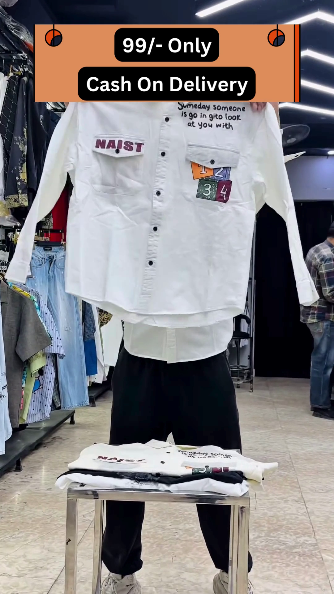 Trendy Cartoon Bear Printed Shirt – Casual Short Sleeve Button-Up for Men and Women - Image 8