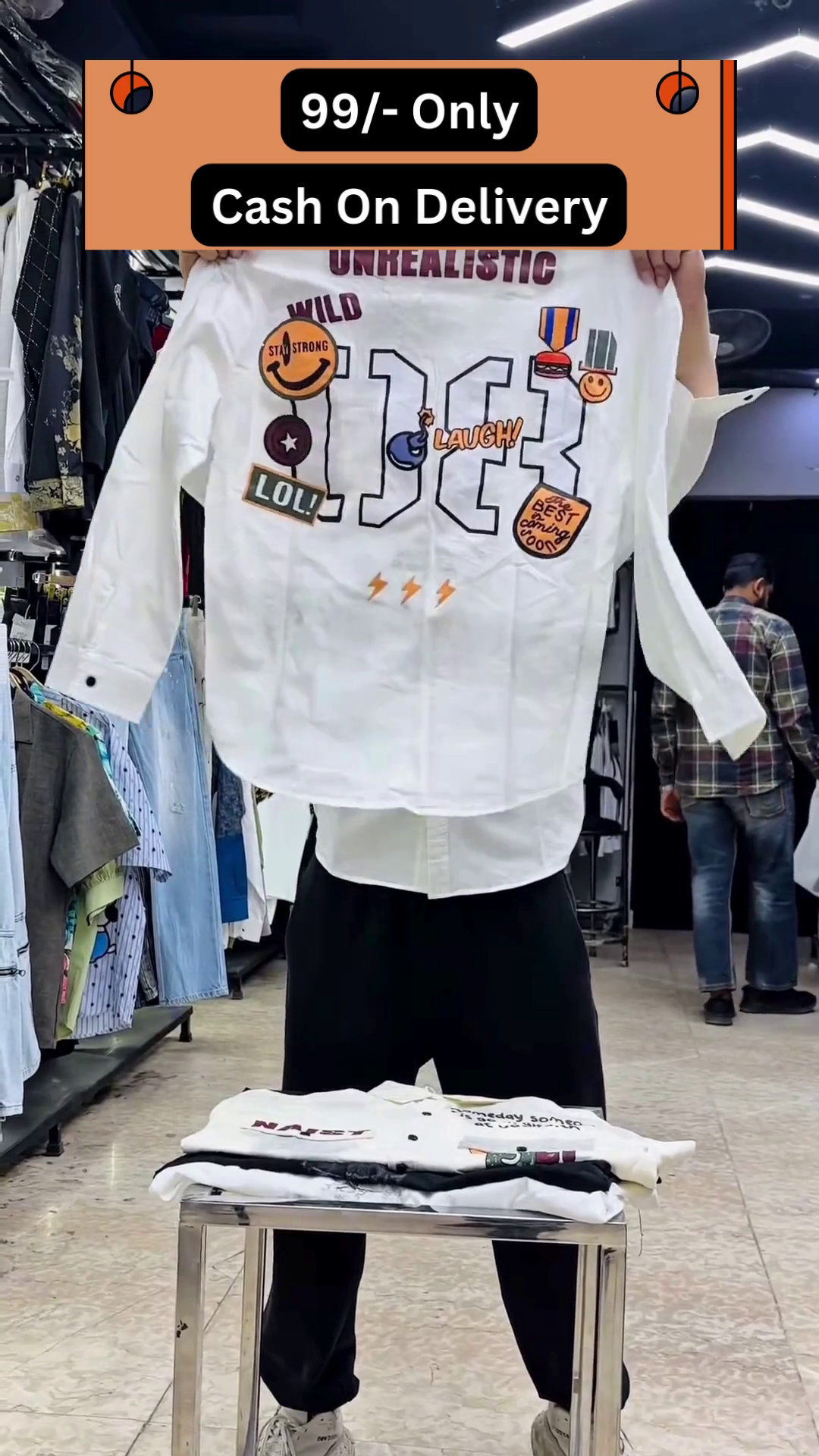 Trendy Cartoon Bear Printed Shirt – Casual Short Sleeve Button-Up for Men and Women - Image 7