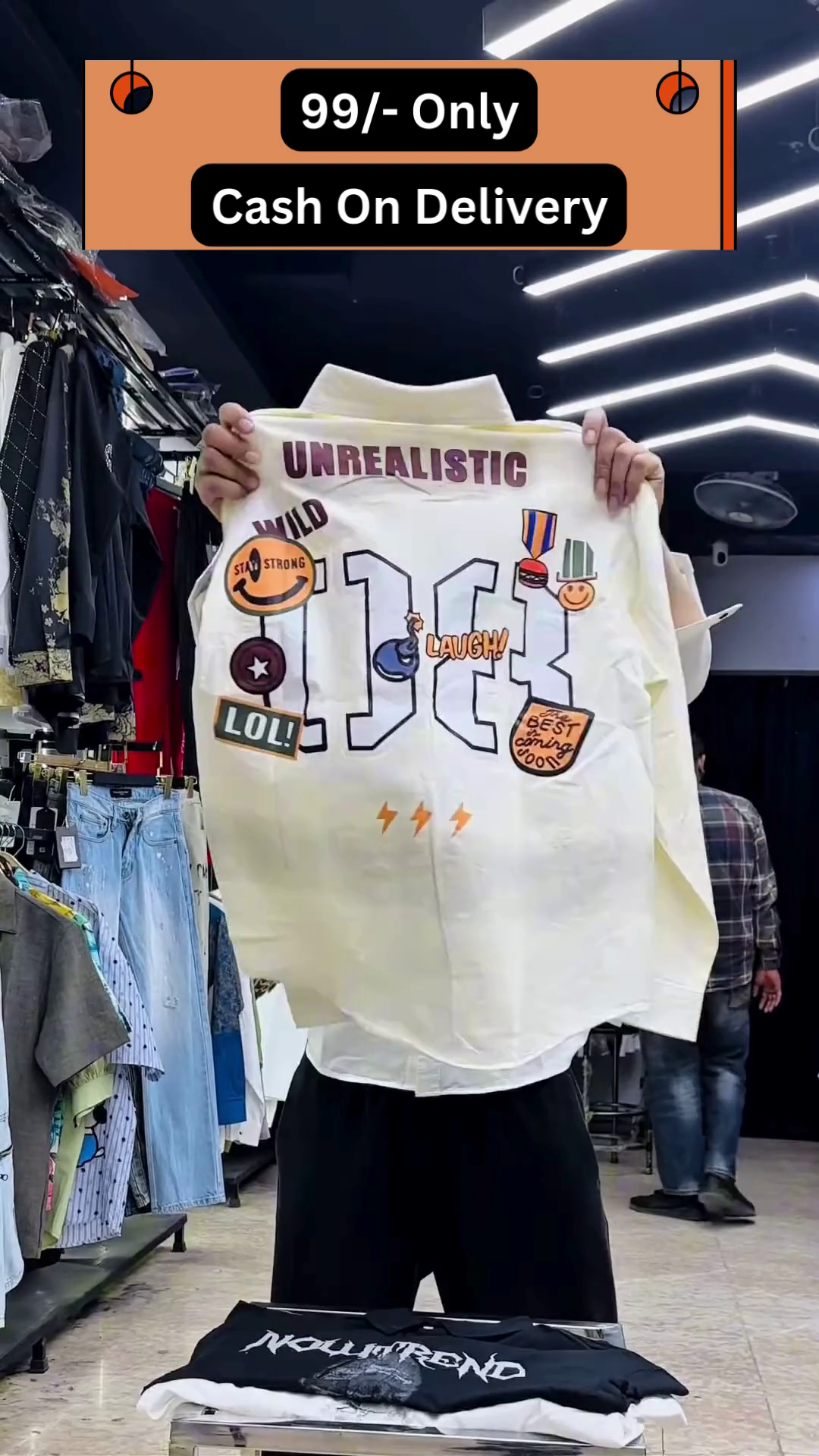 Trendy Cartoon Bear Printed Shirt – Casual Short Sleeve Button-Up for Men and Women - Image 5