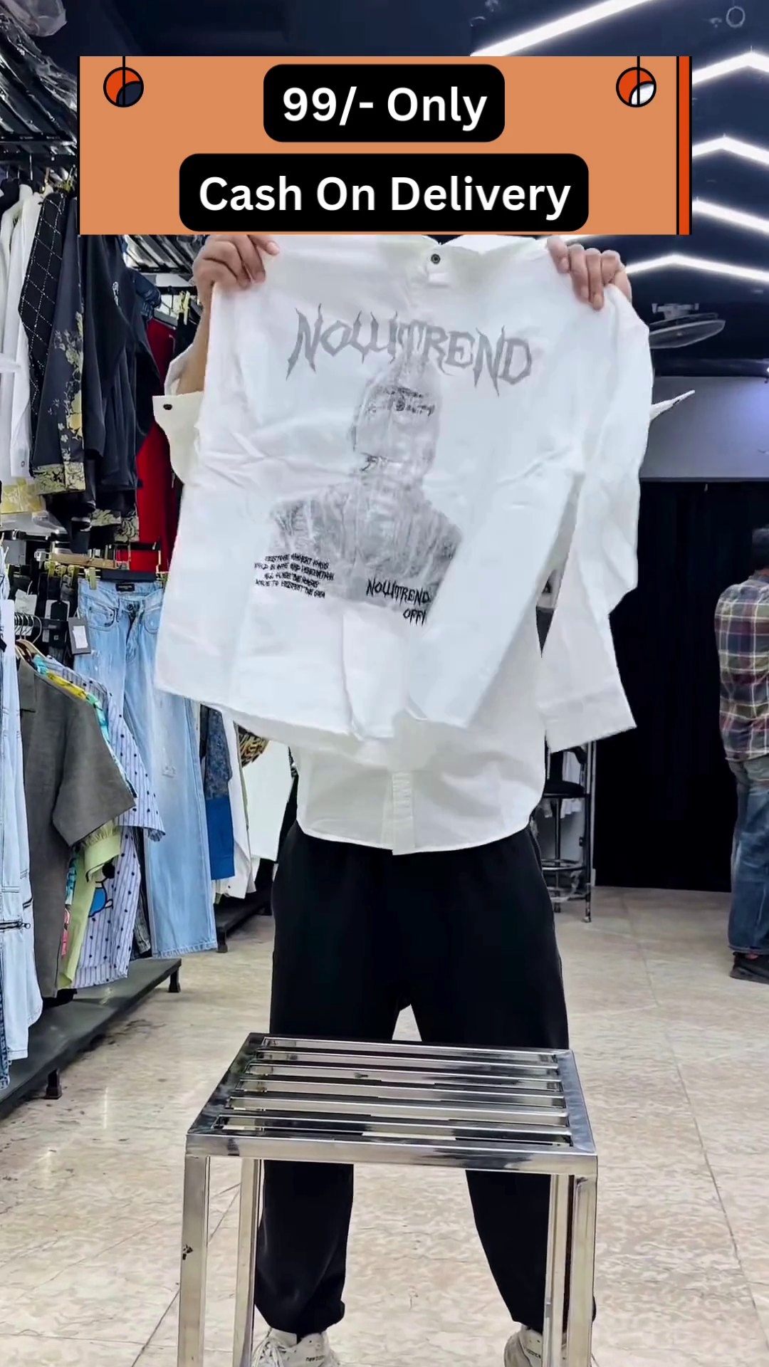 Trendy Cartoon Bear Printed Shirt – Casual Short Sleeve Button-Up for Men and Women - Image 3