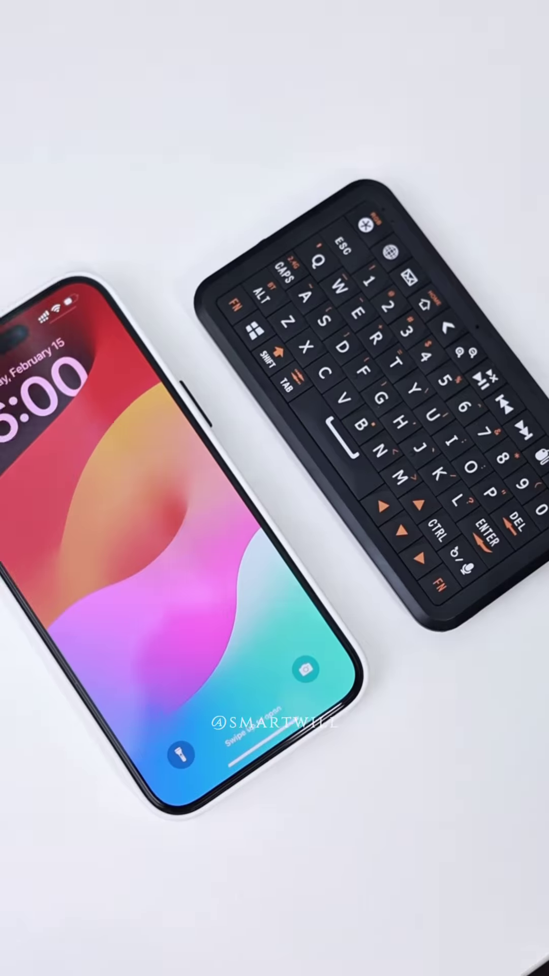 Compact Bluetooth Mini Keyboard with Touchpad for Tablet and Mobile - Image 2