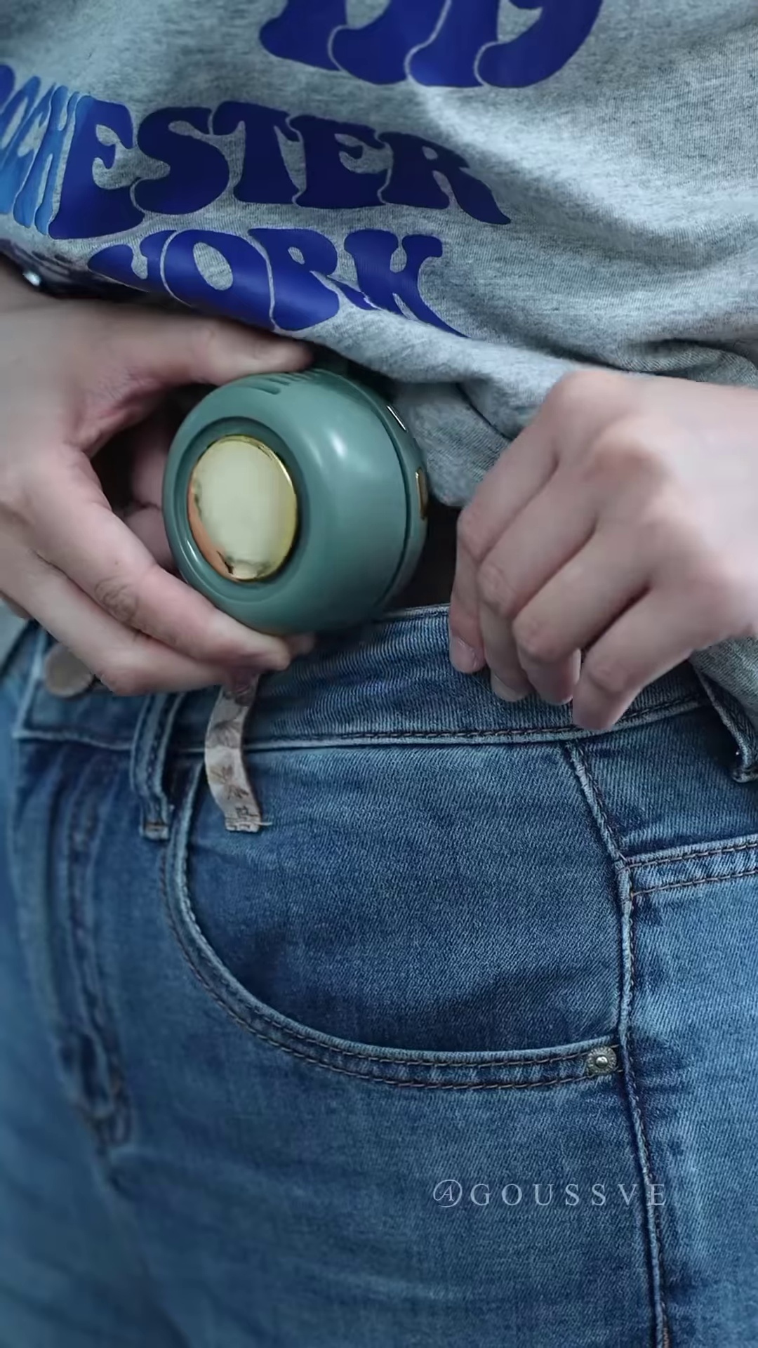 Portable Clip-On Mini Fan for Hat Brim - Rechargeable Personal Cooling - Image 6