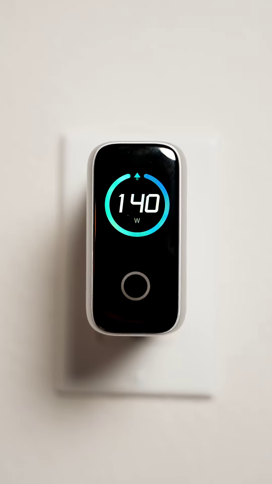 Compact Smart Power Meter with Digital Display for Energy Monitoring