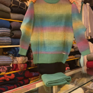 Ombre Rib-Knit Sweater β Vibrant Gradient, Cozy Feel, Everyday Pop β¨π