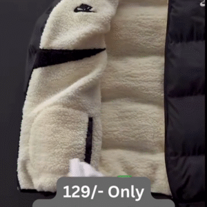 Reversible Puffer + Sherpa Jacket – Two Cozy Looks in One 🔄❄️