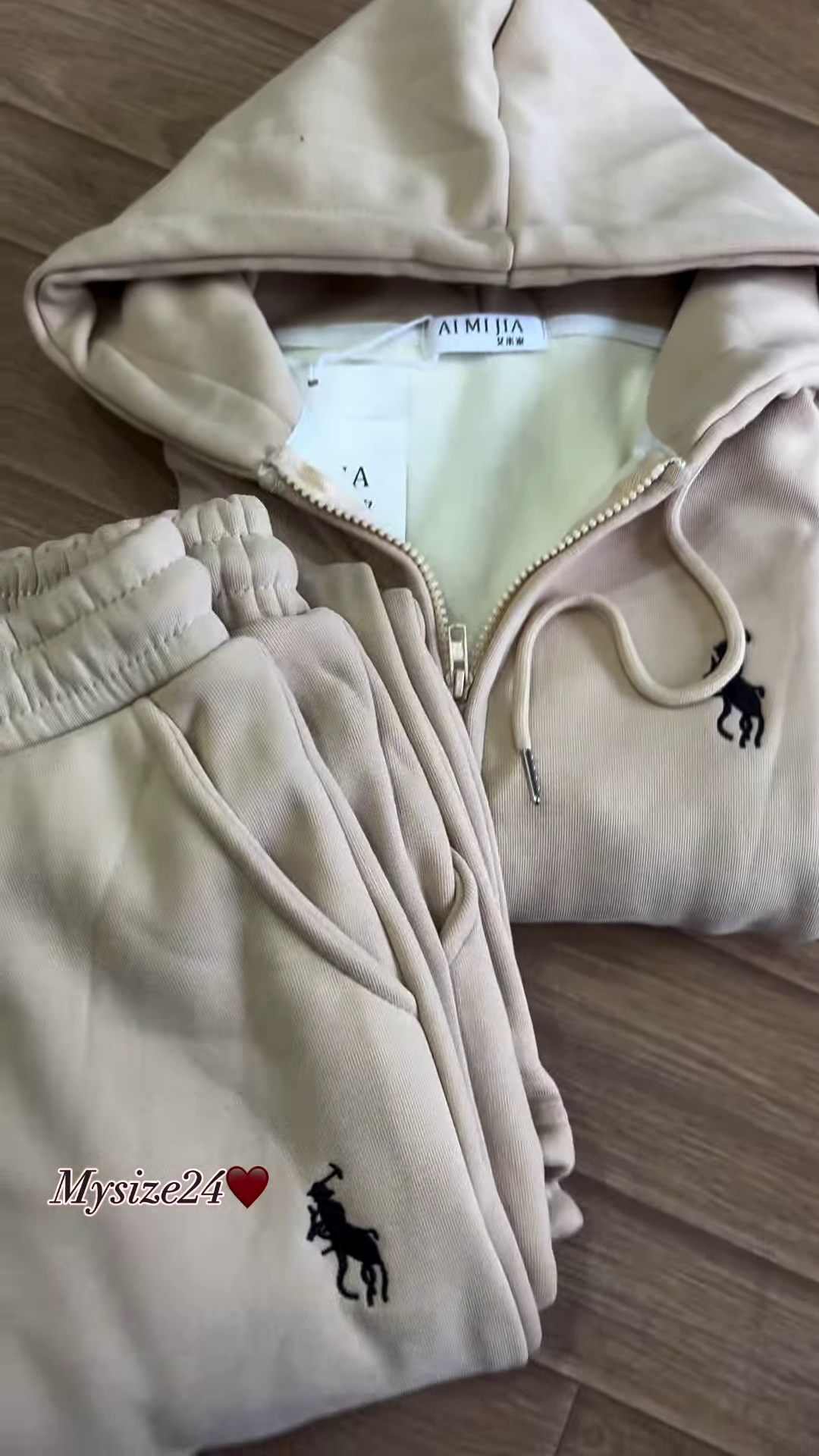 Zip-Up Hoodie & Jogger Co-ord Set π₯ Available in Red, Beige & Brown