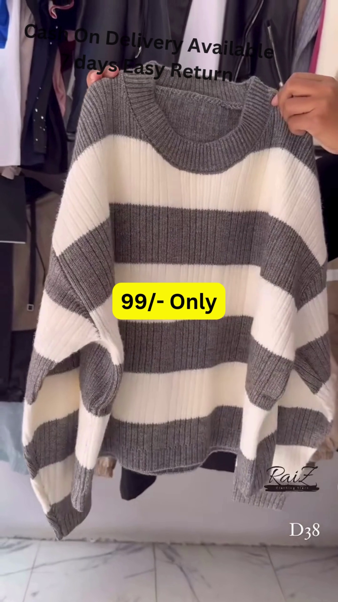 Multi-Color Striped Sweaters π§Άπ§₯ β Soft Knitwear in Brown, Gray, Black, Pink & Yellow Variants