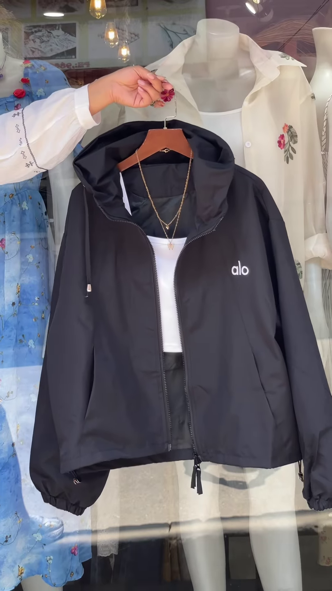 Boutique Hooded Zip-Up Jackets π§₯πΈ β Orange, White & Purple Variants with Layered Styling - Image 6