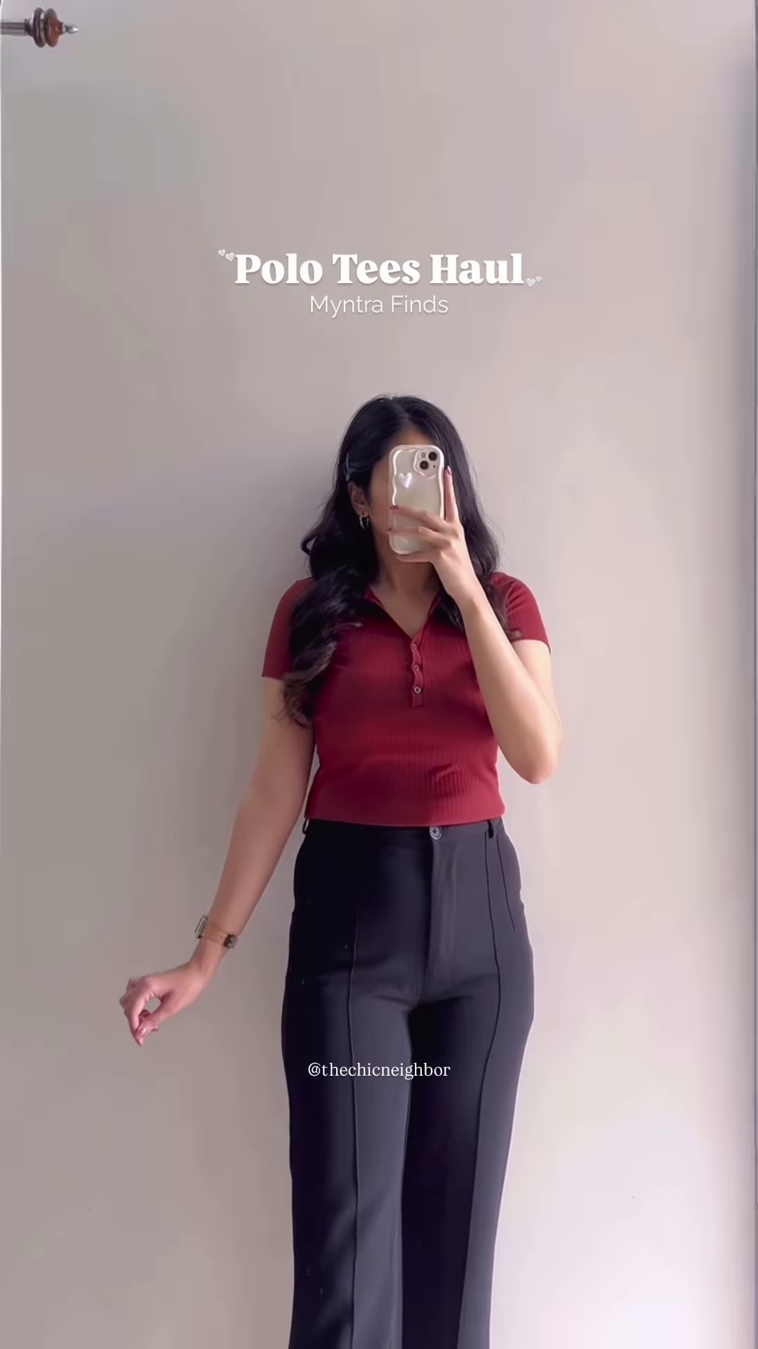 Navy Polo T-Shirt with White Pants – Smart Casual Streetwear Haul Look - Image 2