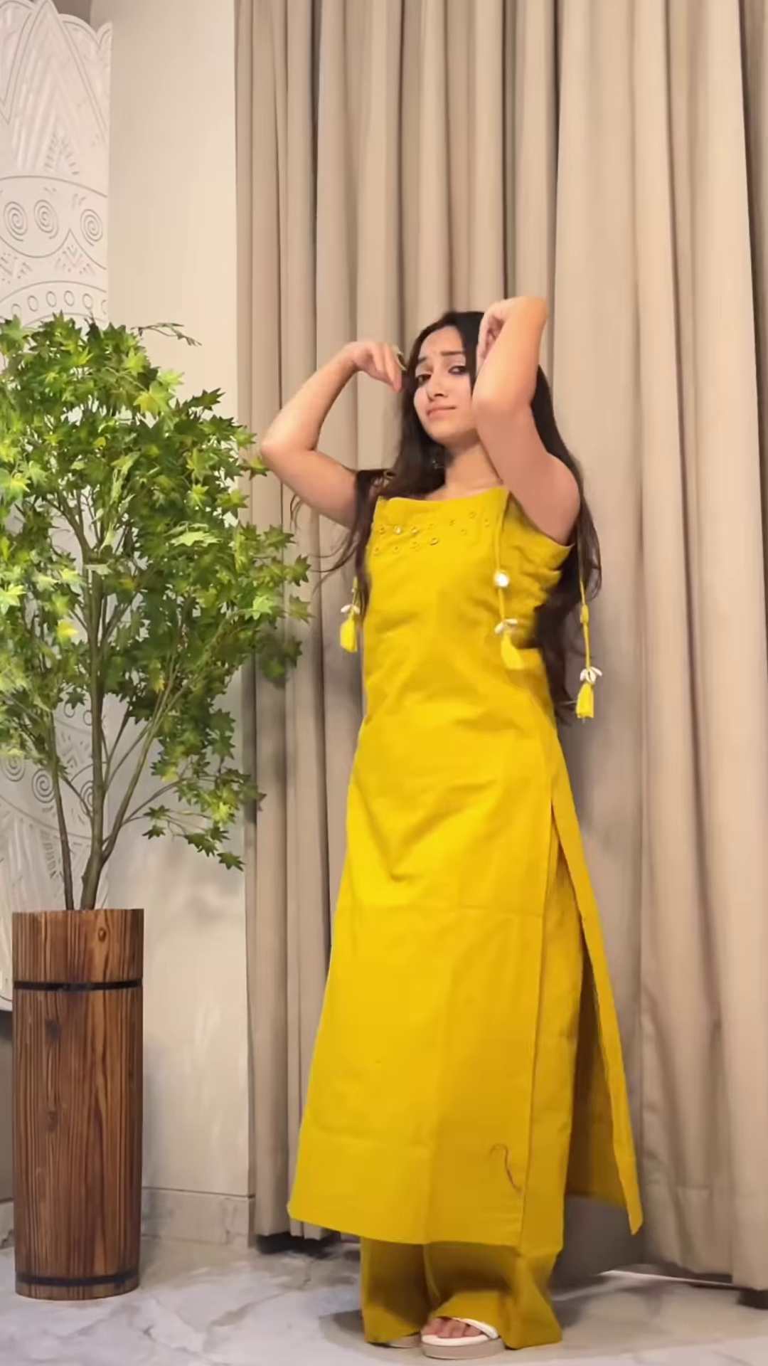 Women’s Teal Sleeveless Kurta Pant Set with Tassel Straps – Elegant Indo-Western Ethnic Ensemble - Image 7