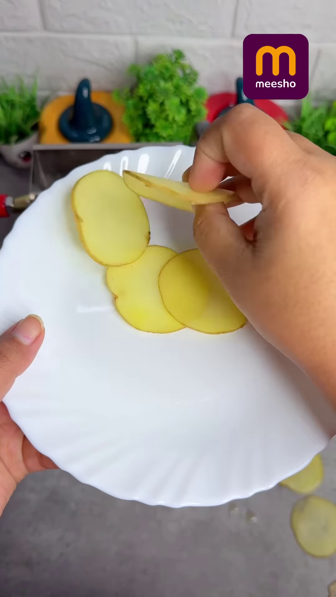 Stainless Steel Rotary Vegetable Slicer and Chip Maker - Image 3